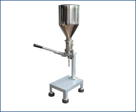 SEMI AUTOMATIC VOLUMETRIC PASTE/ CREAM FILLE MACHINE