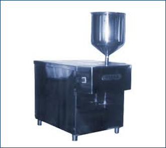 Semi automatic pneumatic operated paste/cream filling machine